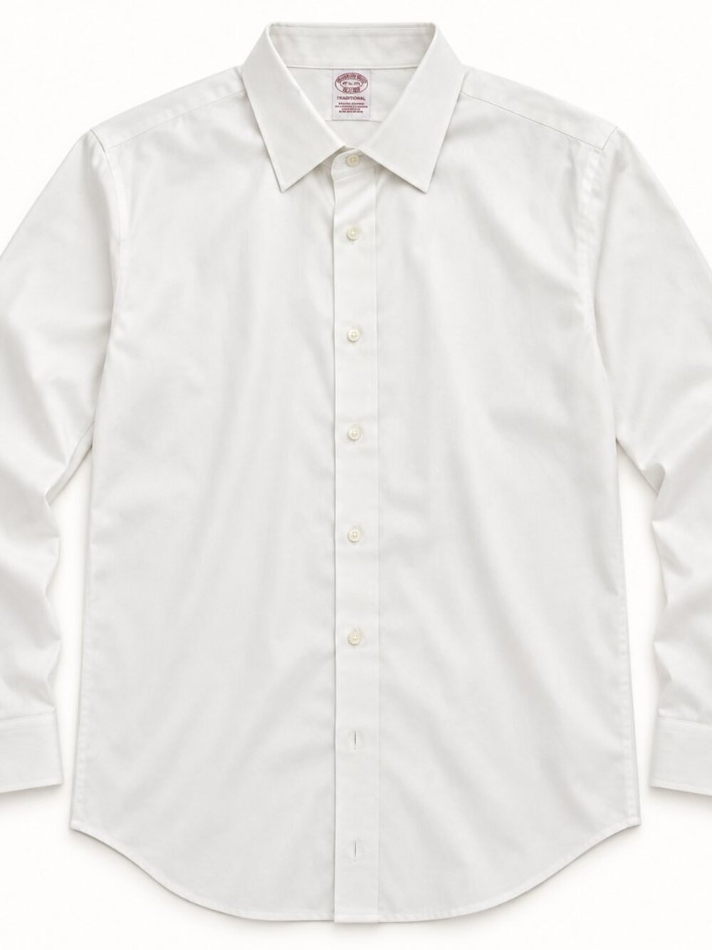 Brooks Brothers White Dress Shirt 18.5 34/35